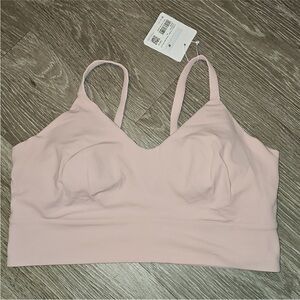 Lululemon Nwts Focusers Scoop Neck Bra C/D Size X-Large Pink Haze, PKHZ